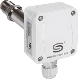 Einschraub-Feuchte- und Temperaturfühler für Drucksysteme HYGRASGARD ESFTF-U LCD, mit LCD-Anzeige, mit Metall-Sinterfilter - S+S Regeltechnik