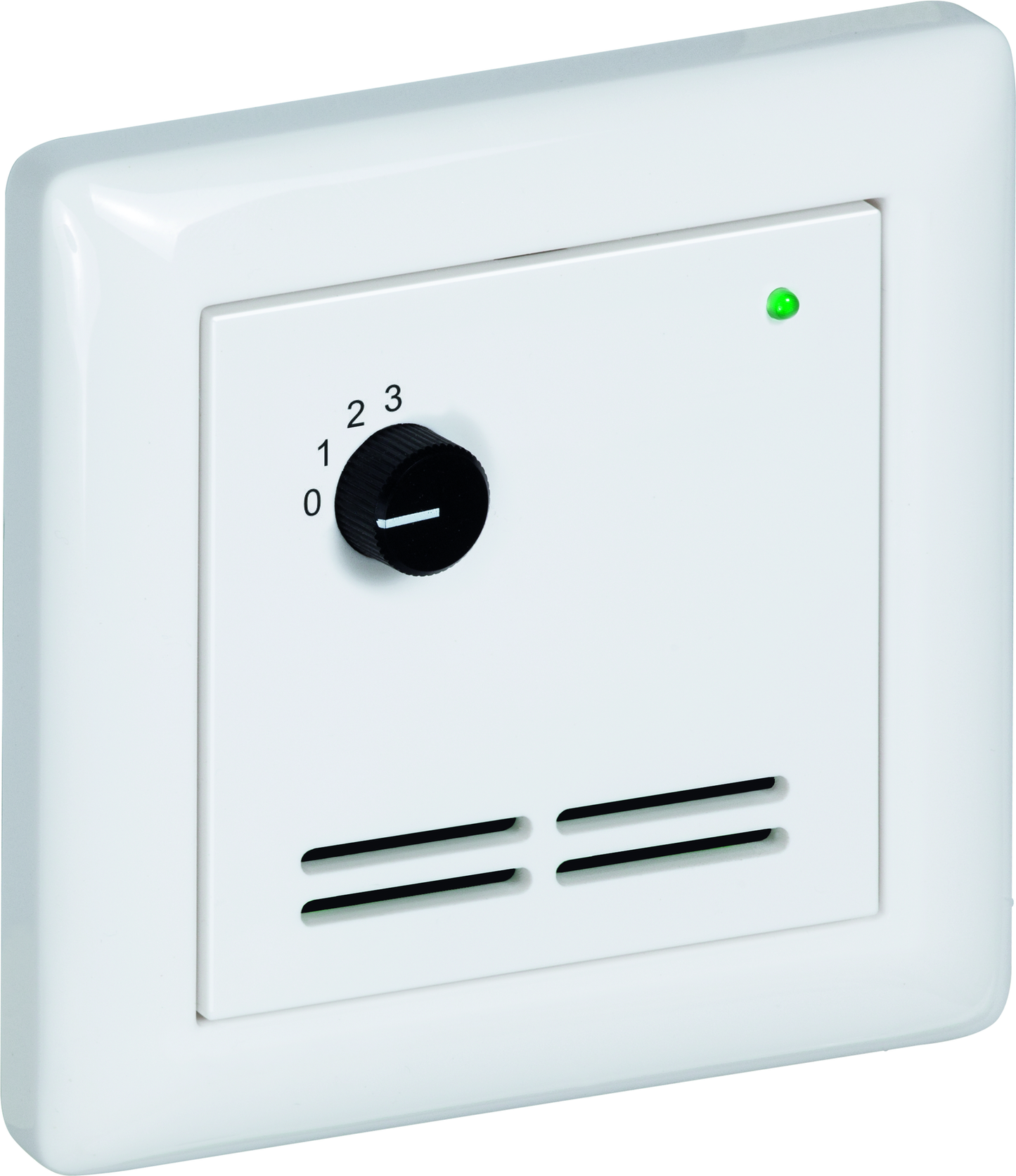 Raumtemperaturfühler mit Bedienelementen im Flächenschalterprogramm THERMASGARD FSTF NTC1,8K D4 L - S+S Regeltechnik