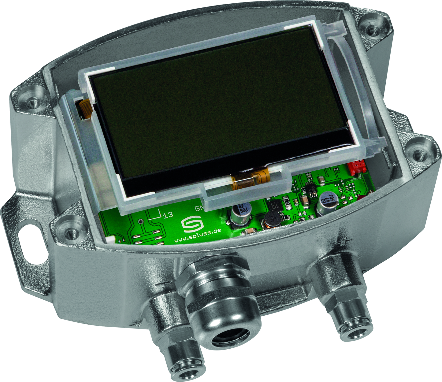 PREMASGARD 7110-U VA LCD, mit geöffneter Abdeckung - S+S Regeltechnik