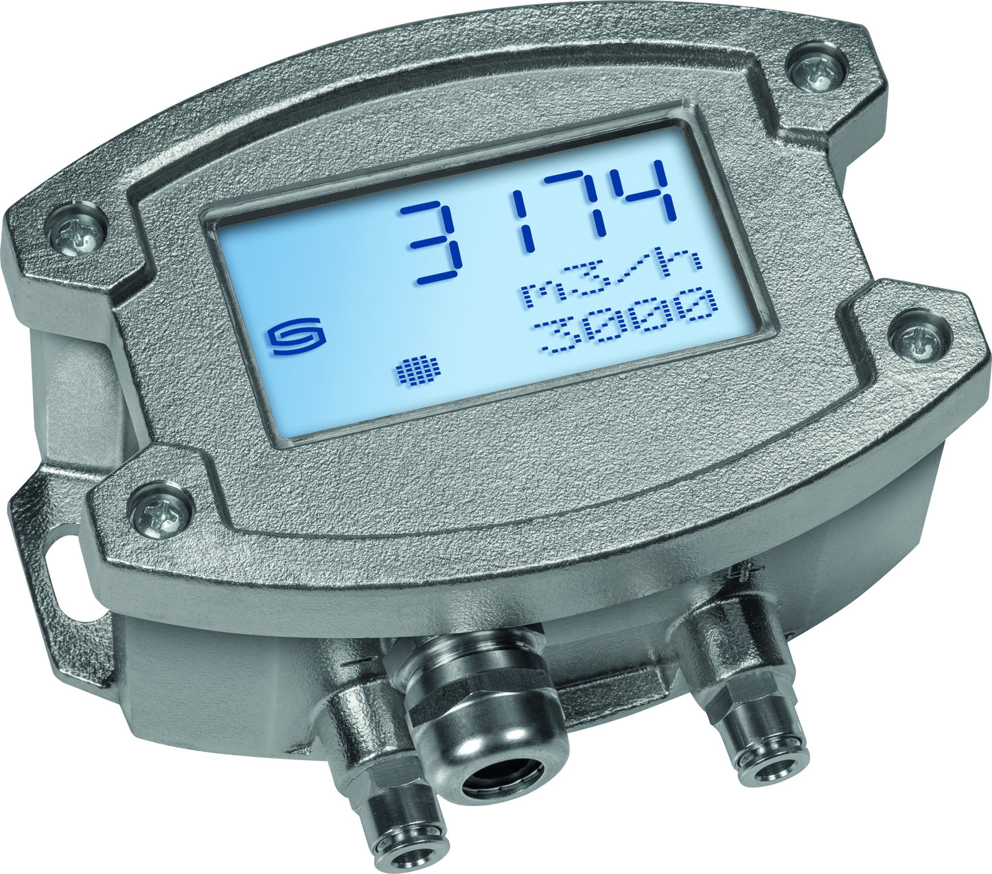 PREMASREG 7165-UW VA LCD, mit geöffneter Abdeckung - S+S Regeltechnik