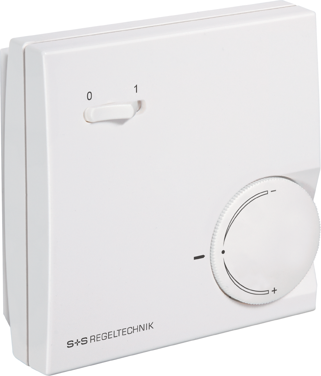 Raumtemperaturfühler mit Bedienelement THERMASGARD RTF Pt1000 P W - S+S Regeltechnik