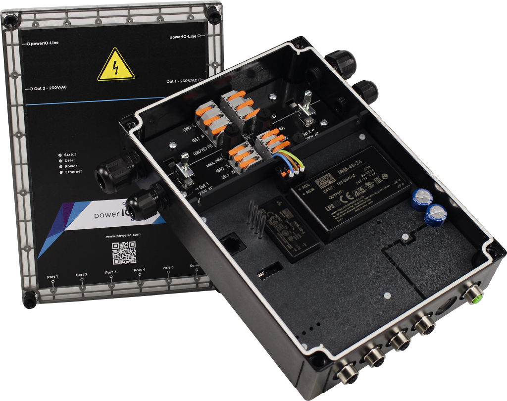 Dezentrale Automatisierungsbox, Ethernet, Gateway Funktion für powerIO Power IO-Box - S+S Regeltechnik