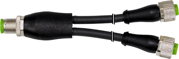 M12 - Y-Verteiler, 5-polig für powerIO Power IO-Y-Verteiler - S+S Regeltechnik