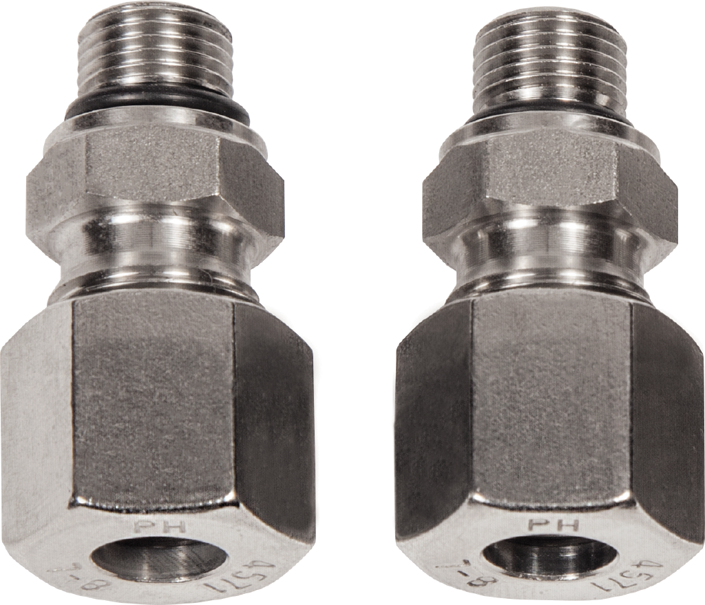 Verschraubungsset VSD-08-VA, mit geöffneter Abdeckung - S+S Regeltechnik