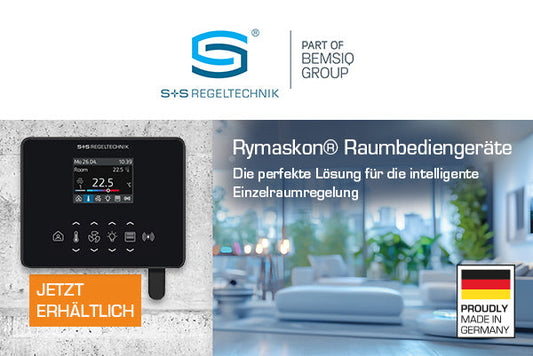 Rymaskon® Raumbediengeräte - Die perfekte Lösung zur intelligenten Einzelraumregelung