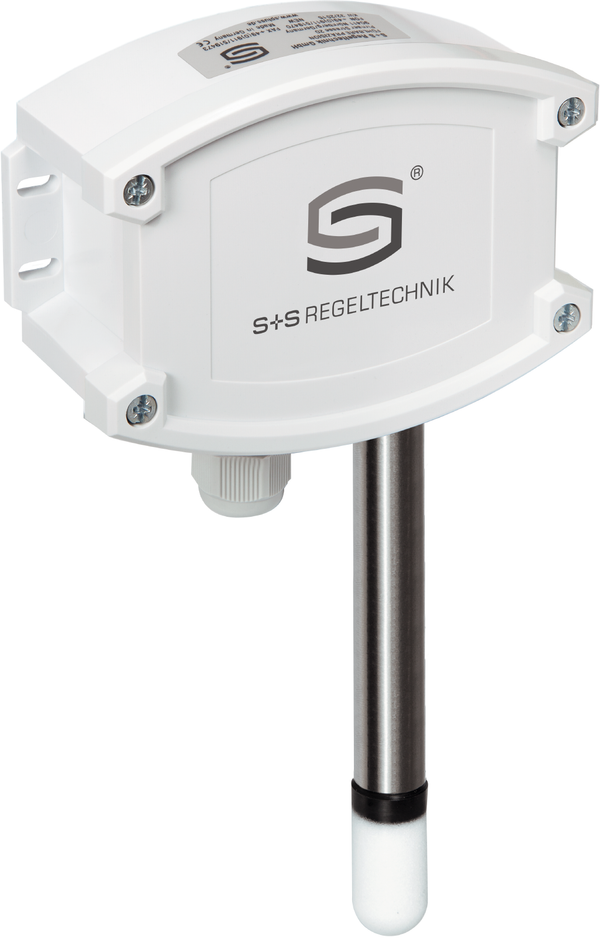 Aufputzfeuchtefühler / Außenfeuchtefühler HYGRASGARD AFF-20-I, mit Kunststoff-Sinterfilter - S+S Regeltechnik