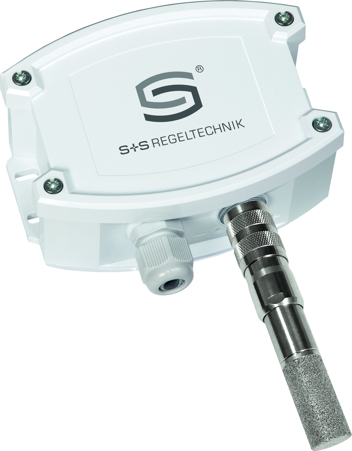 HYGRASGARD AFTF-25-I, mit geöffneter Abdeckung, mit Metall-Sinterfilter - S+S Regeltechnik