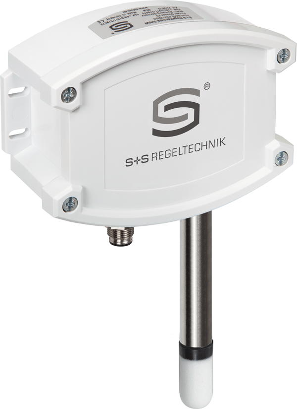 Aufputzfeuchte- und Temperaturfühler HYGRASGARD AFTF-20-U Q, mit Kunststoff-Sinterfilter - S+S Regeltechnik