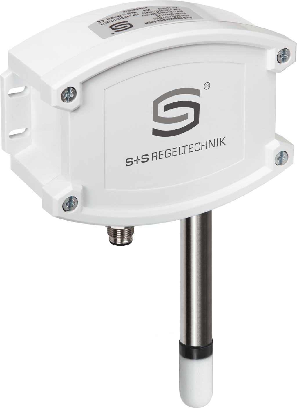 Aufputzfeuchte- und Temperaturfühler HYGRASGARD AFTF-20-U Q, mit Kunststoff-Sinterfilter - S+S Regeltechnik