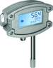 Aufputzfeuchtefühler / Außenfeuchtefühler HYGRASGARD AFTF-20-I VA LCD, mit LCD-Anzeige, mit Metall-Sinterfilter - S+S Regeltechnik