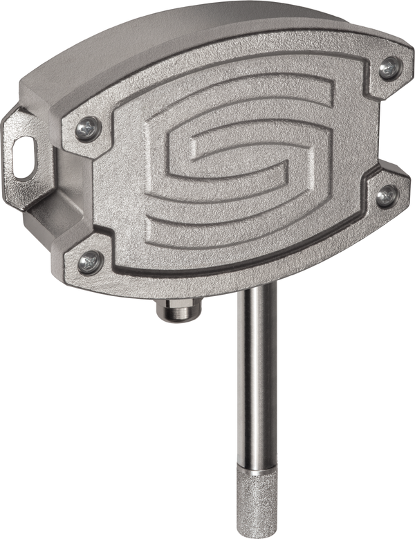 Aufputzfeuchtefühler / Außenfeuchtefühler HYGRASGARD AFTF-20-I VA, mit Metall-Sinterfilter - S+S Regeltechnik