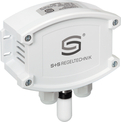 Aufputzfühler für Feuchte, Temperatur, Luftgüte und CO2 AERASGARD AFTM-LQ-CO2-Modbus, mit Kunststoff-Sinterfilter - S+S Regeltechnik