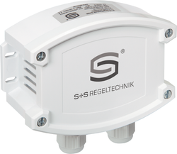 Aufputz-Luftqualitäts- (VOC) und CO2-Fühler AERASGARD ALQ-CO2-Modbus, mit Metall-Sinterfilter - S+S Regeltechnik