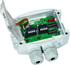 THERMASGARD ALTM1-Modbus-T3 LCD, mit geöffneter Abdeckung und LCD-Anzeige - S+S Regeltechnik