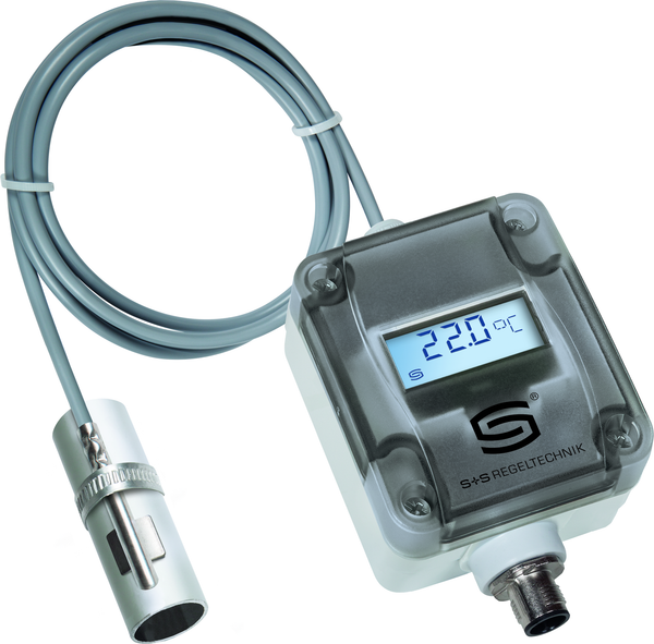 THERMASGARD ALTM2-U Q LCD, mit geöffneter Abdeckung - S+S Regeltechnik