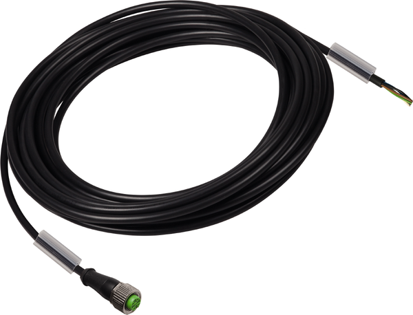 Anschlussleitungen für M12-Steckverbinder 5pol Anschlussleitungen AL M12-A5F PVC 5M - S+S Regeltechnik