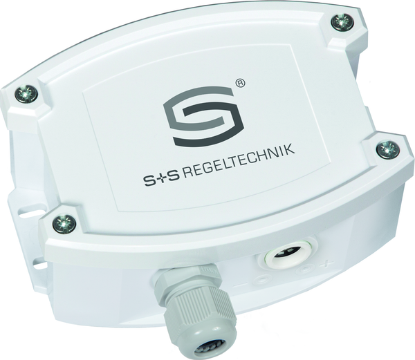 AERASGARD AO2-U, mit geöffneter Abdeckung, mit Metall-Sinterfilter - S+S Regeltechnik