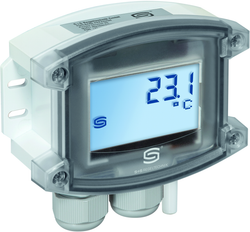 Außen- / Feuchtraum- Temperaturmessumformer THERMASGARD ATM2-Modbus-T3 LCD, mit LCD-Anzeige - S+S Regeltechnik