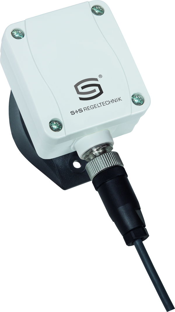 HYGRASGARD KFTF-20-U Q, mit geöffneter Abdeckung, mit Metall-Sinterfilter - S+S Regeltechnik