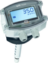 AERASGARD KFTM-LQ-CO2-Modbus LCD, mit geöffneter Abdeckung, mit Metall-Sinterfilter - S+S Regeltechnik