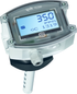 AERASGARD KFTM-CO2-W LCD, mit geöffneter Abdeckung, mit Metall-Sinterfilter - S+S Regeltechnik
