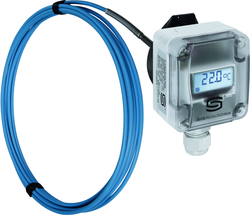 Mittelwerttemperaturmessumformer / Rutenfühler THERMASGARD MWTM-I 3m LCD, mit LCD-Anzeige - S+S Regeltechnik