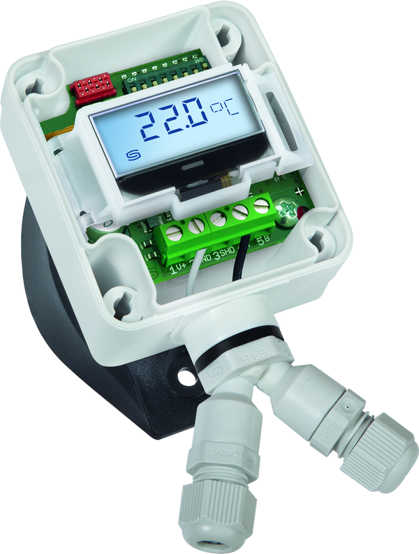 THERMASGARD MWTM-Modbus-SD 6,0m LCD, mit LCD-Anzeige - S+S Regeltechnik