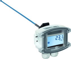Mittelwerttemperaturmessumformer THERMASGARD MWTM-Modbus-T3 0,4m LCD, mit LCD-Anzeige - S+S Regeltechnik