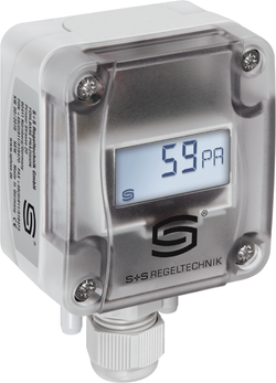 Druck- Differenzdruck- und Volumenstrommessumformer PREMASGARD 1125-I LCD, mit LCD-Anzeige - S+S Regeltechnik