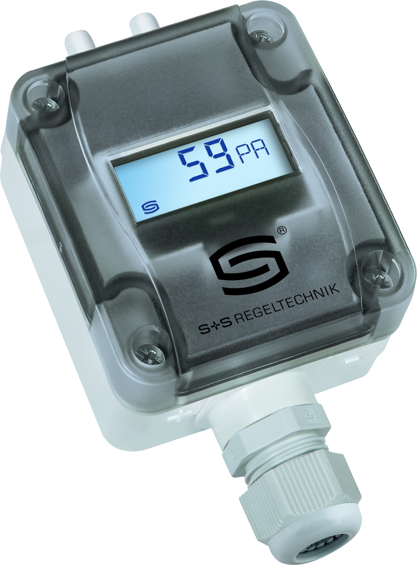 PREMASGARD 1116-U LCD, mit geöffneter Abdeckung - S+S Regeltechnik