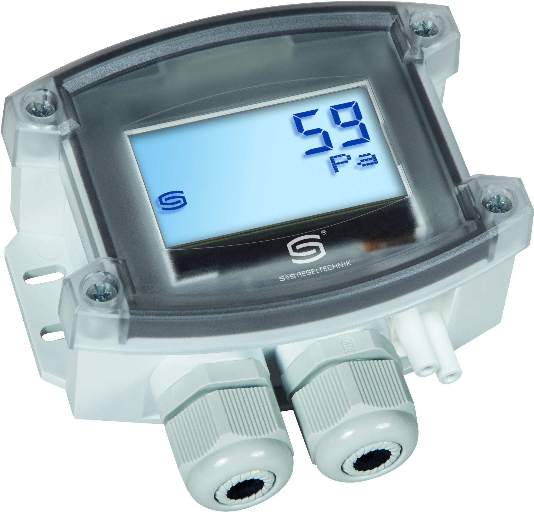 PREMASGARD 2327 LCD, mit geöffneter Abdeckung - S+S Regeltechnik