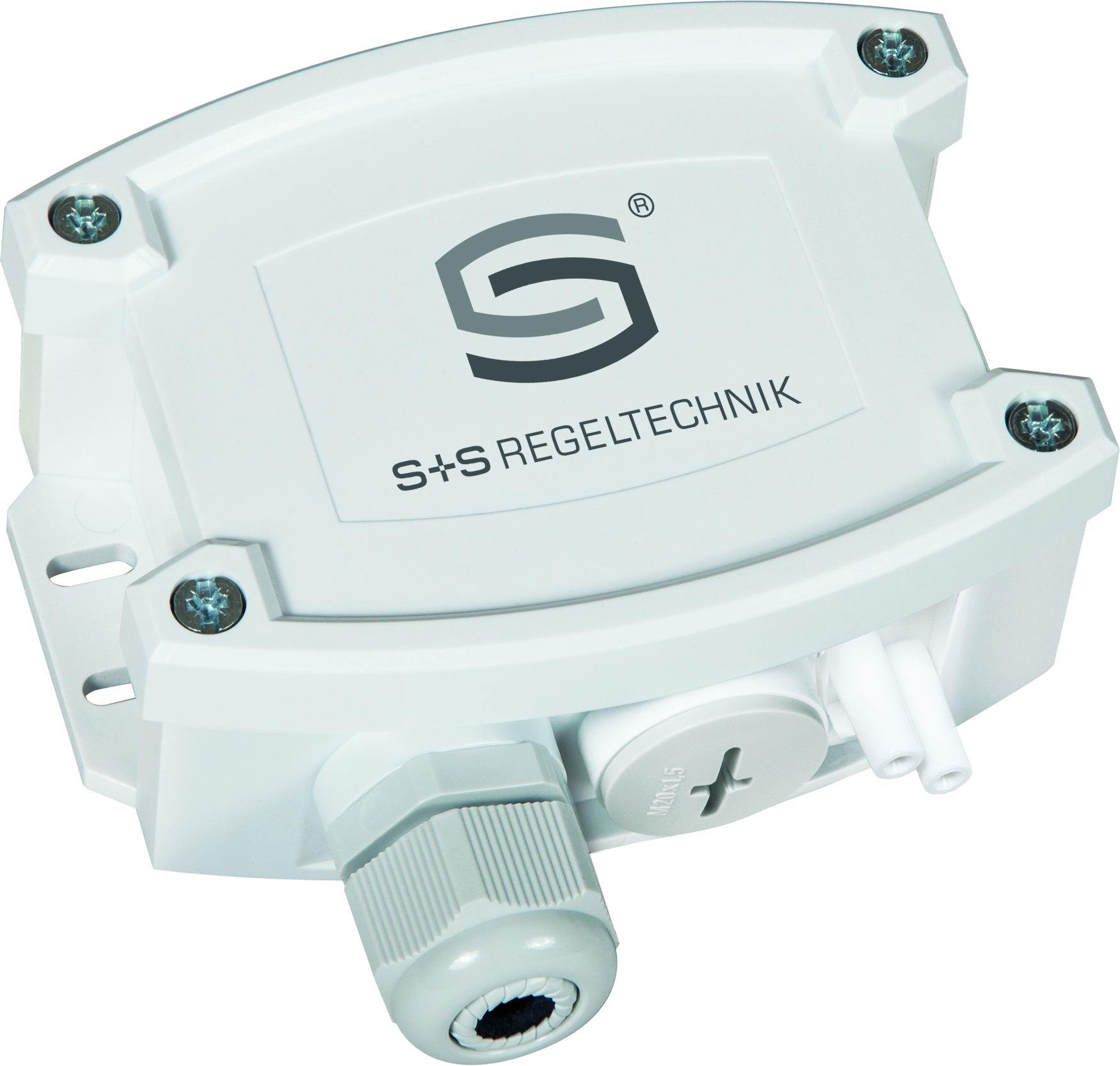 PREMASGARD 2327-wModbus, mit geöffneter Abdeckung - S+S Regeltechnik