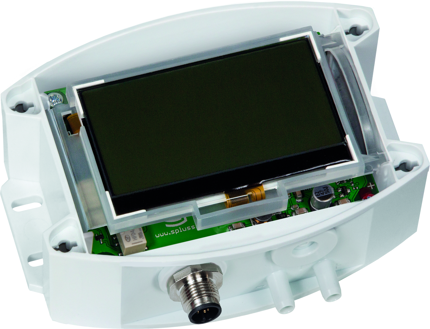 PREMASGARD 7111-I Q LCD, mit geöffneter Abdeckung - S+S Regeltechnik