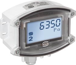 Doppeldrucksensor als Druckmessumformer und Differenzdruckmessumformer PREMASGARD 7227 LCD, mit LCD-Anzeige - S+S Regeltechnik