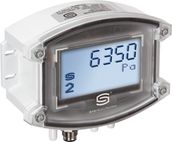 Doppeldrucksensor als Druckmessumformer und Differenzdruckmessumformer PREMASGARD 7227 Q LCD, mit LCD-Anzeige - S+S Regeltechnik