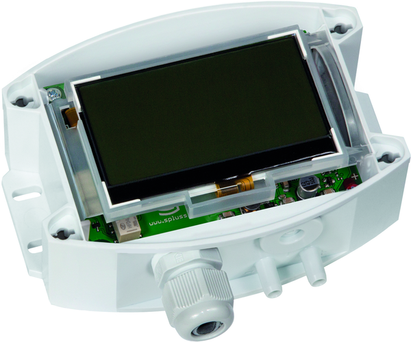 PREMASREG 7115-UW LCD, mit geöffneter Abdeckung - S+S Regeltechnik