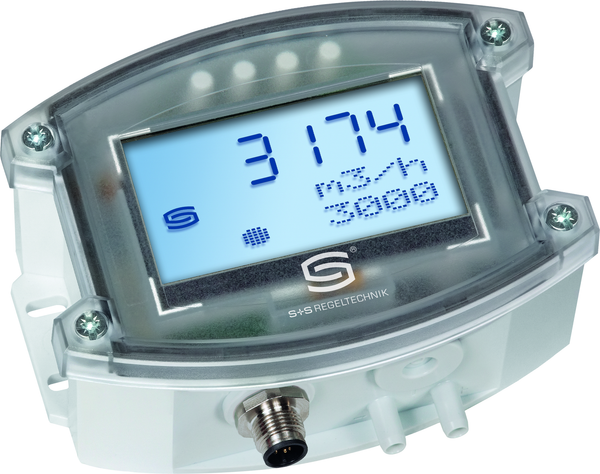 PREMASREG 7165-UW Q LCD, mit geöffneter Abdeckung - S+S Regeltechnik