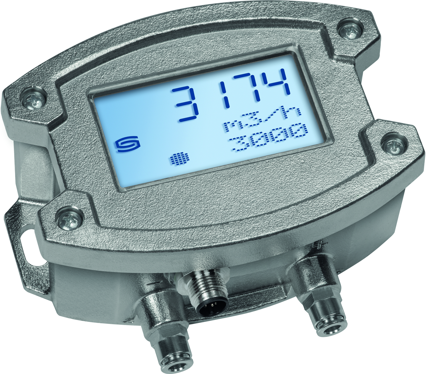 PREMASREG 7165-UW VAQ LCD, mit geöffneter Abdeckung - S+S Regeltechnik