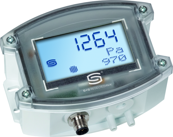 PREMASREG 7115-UW Q LCD, mit geöffneter Abdeckung - S+S Regeltechnik