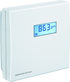 Raumfühler für Feuchte, Temperatur und CO2 AERASGARD RFTM-LQ-CO2-Modbus LCD, mit LCD-Anzeige, mit Metall-Sinterfilter - S+S Regeltechnik
