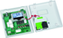 AERASGARD RFTM-PS-W LCD, mit geöffneter Abdeckung und sichtbarer Platine, mit Sinterfilter - S+S Regeltechnik
