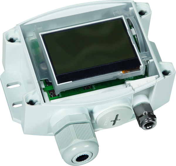 HYGRASGARD RPFTF-20-wModbus LCD, mit LCD-Anzeige, mit Sinterfilter - S+S Regeltechnik