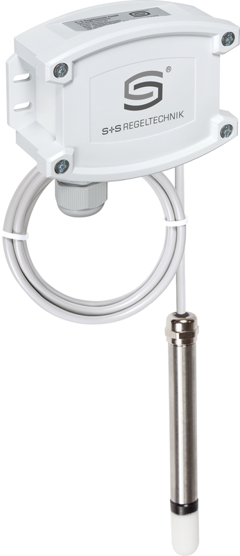 WIRELESS Raumpendel-Feuchte- und Temperaturfühler HYGRASGARD RPFTF-wModbus, mit Kunststoff-Sinterfilter - S+S Regeltechnik
