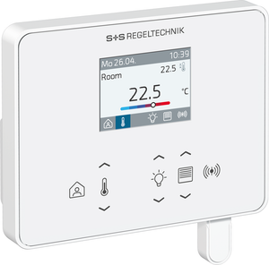 WIRELESS Raumregler mit Display in Gesamtansicht