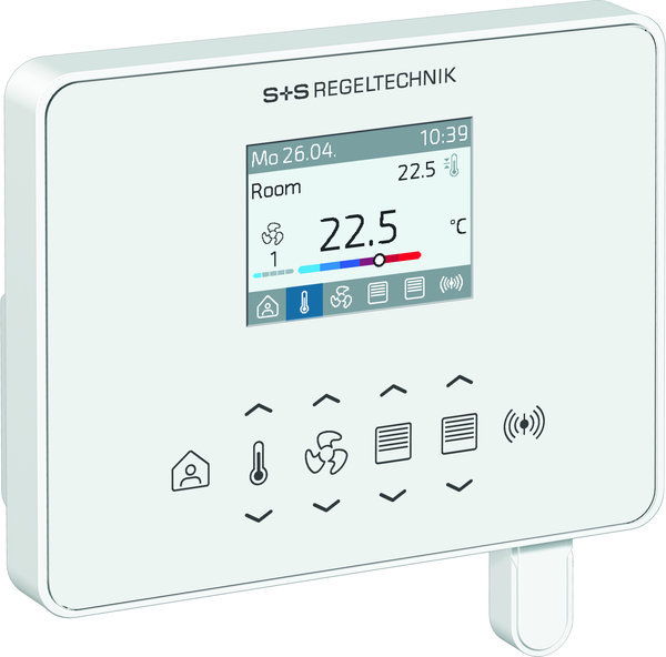 WIRELESS Raumregler (Controller) RYMASKON RYM 1451C-RH-CO2-WMOD-BB - S+S Regeltechnik
