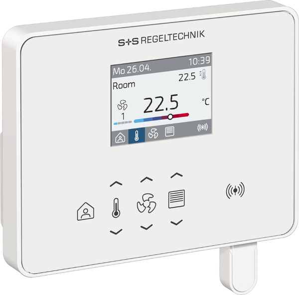 WIRELESS Raumregler (Controller) RYMASKON RYM 1441C-RH-CO2-WMOD-B - S+S Regeltechnik