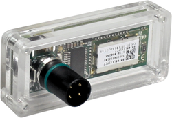 Power IO-Bluetooth Dongle Power IO-Bluetooth Dongle, mit geöffneter Abdeckung und sichtbarer Platine - S+S Regeltechnik