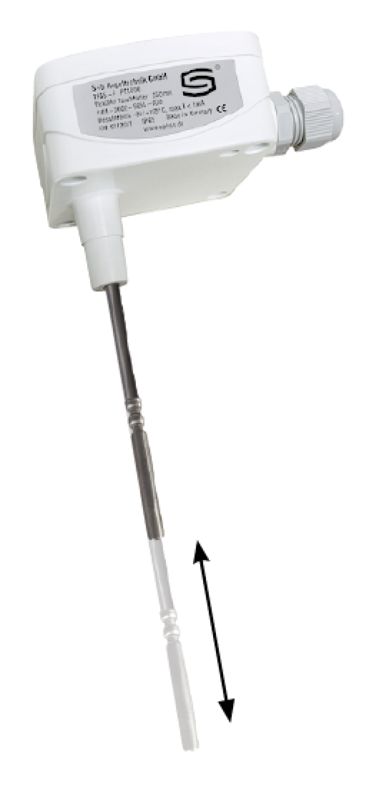 Einbautemperaturfühler mit Gehäuse