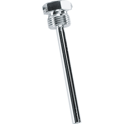 Tauchhülse aus Messing vernickelt Tauchhülsen TH-MS/VA TH-MS NPT 2in - S+S Regeltechnik