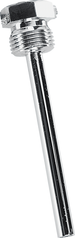 Tauchhülse aus Messing vernickelt Tauchhülsen THR-08-MS/VA THR-MS-08/100 - S+S Regeltechnik